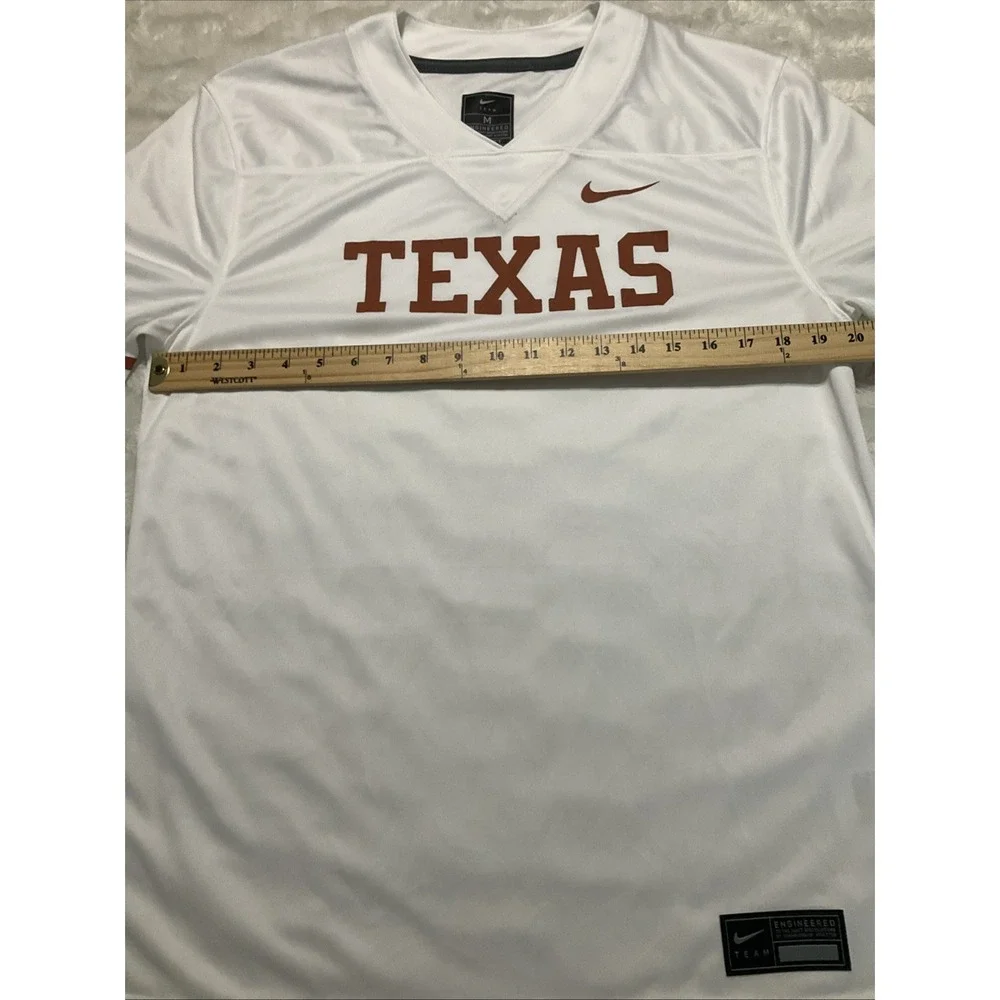 Nike Texas Longhorns Mens Medium White Dri-Fit NCAA Football Jersey